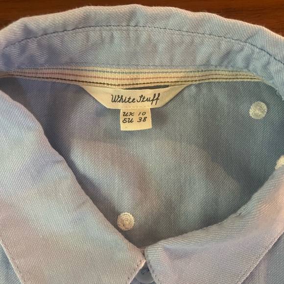 WHITE STUFF SOPHIE ORGANIC COTTON SHIRT - Picture 4 of 10